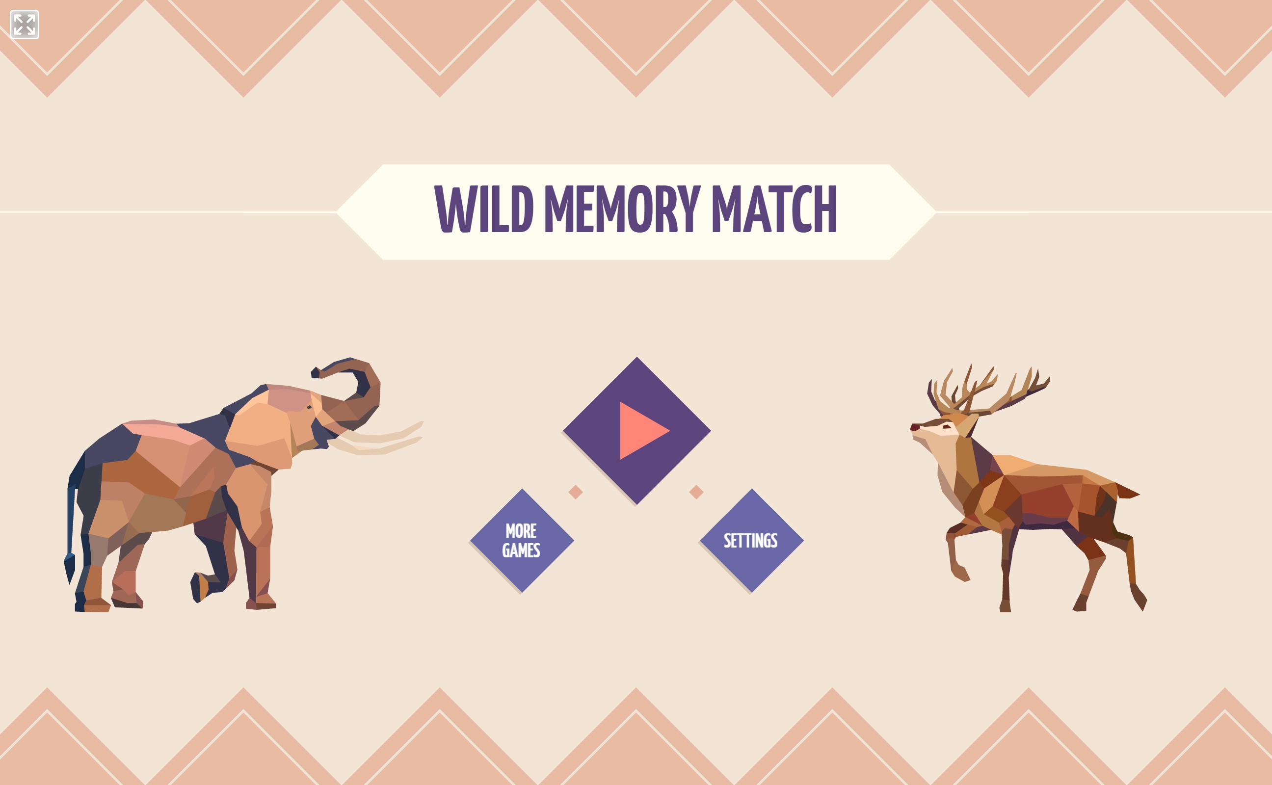 Wild Memory Match HD